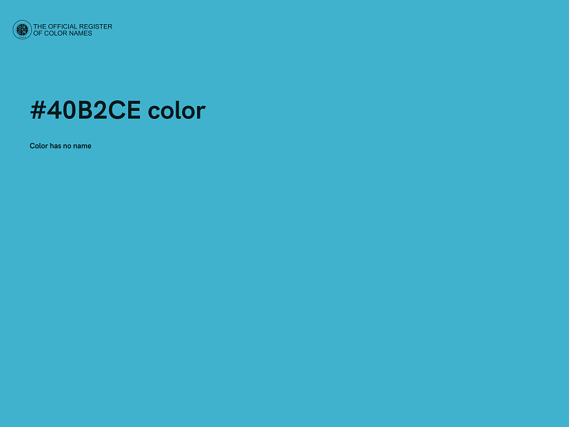 #40B2CE color image