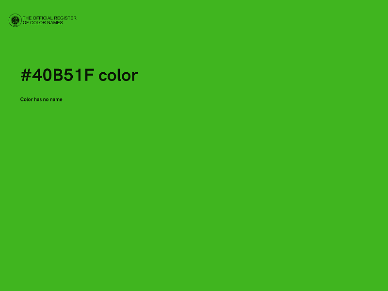#40B51F color image