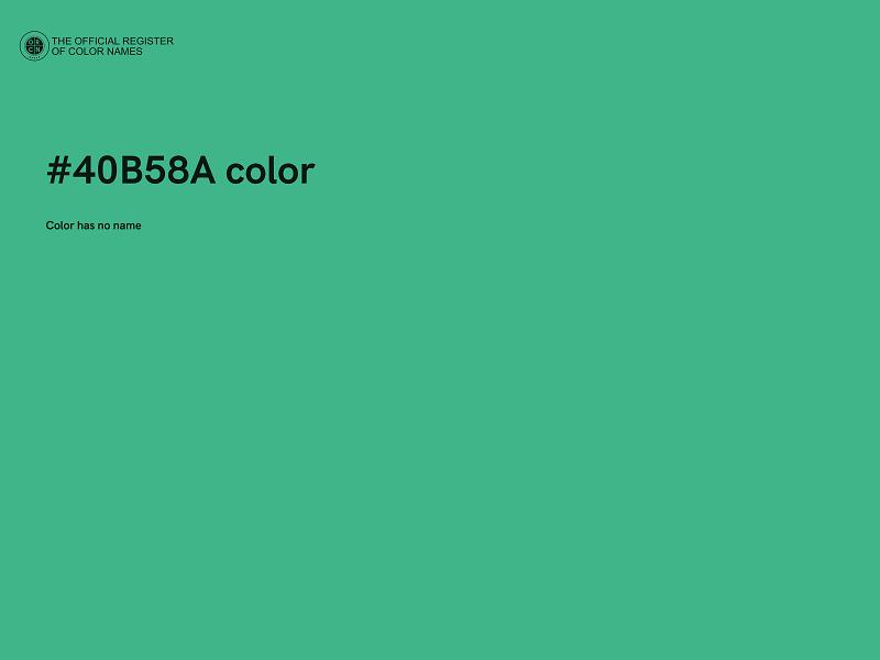 #40B58A color image