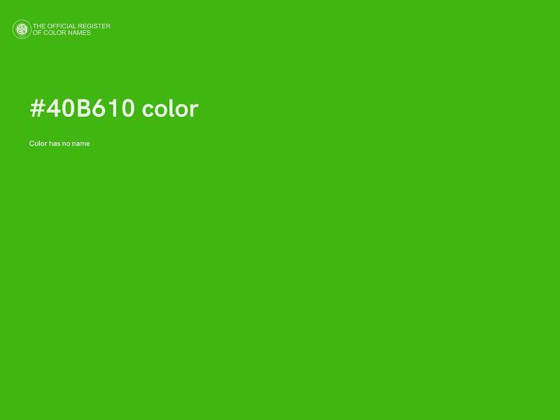 #40B610 color image