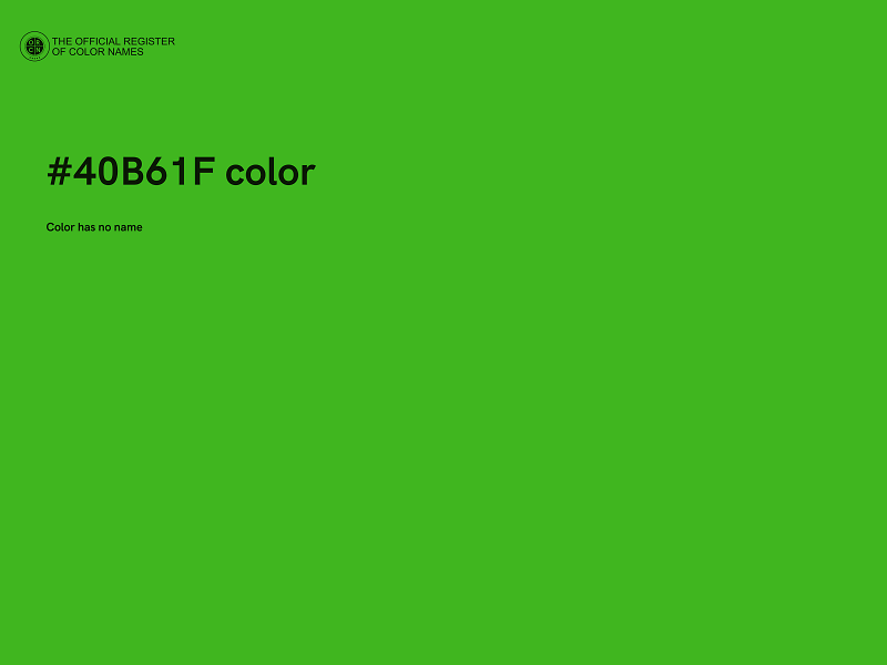 #40B61F color image