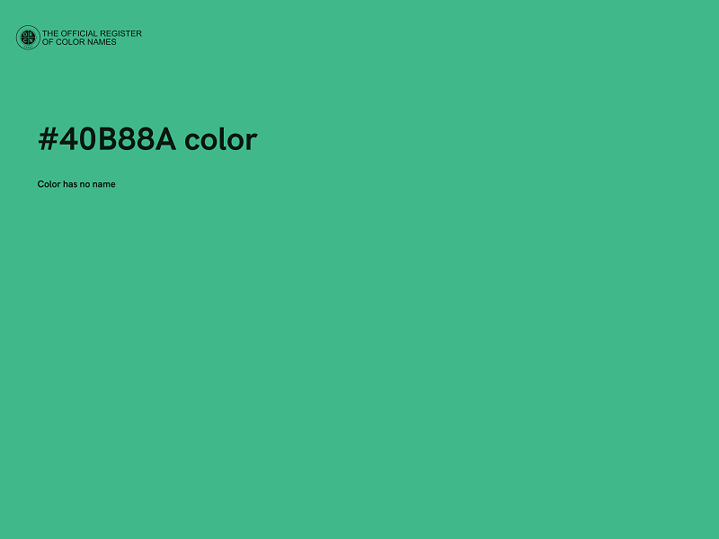 #40B88A color image