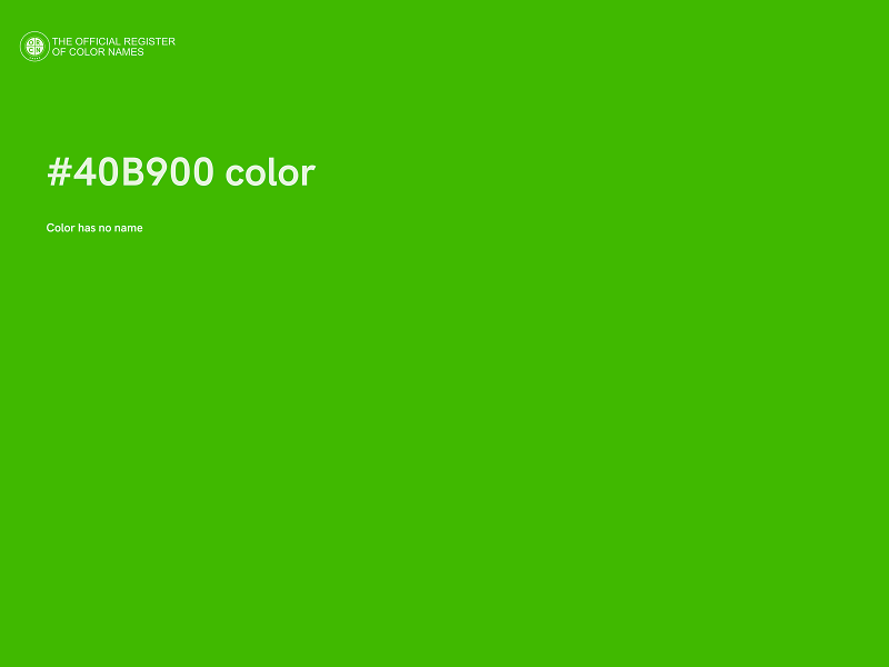 #40B900 color image