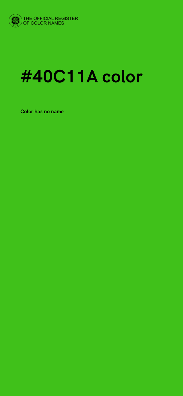 #40C11A color image