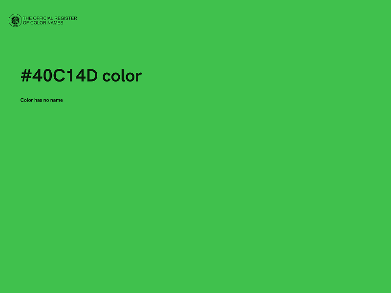 #40C14D color image