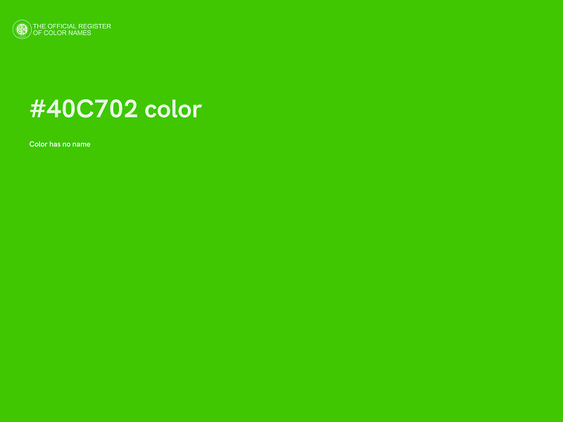 #40C702 color image