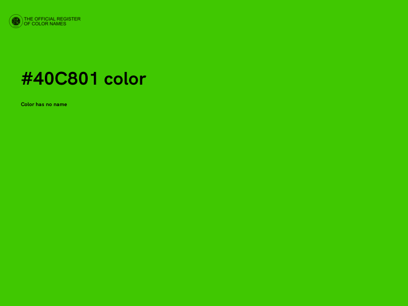 #40C801 color image