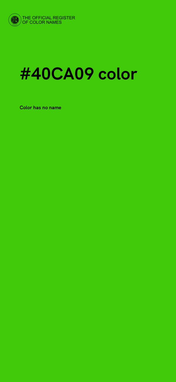 #40CA09 color image