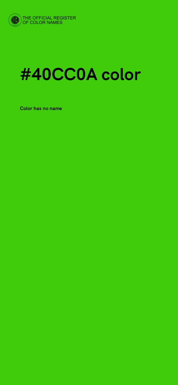 #40CC0A color image
