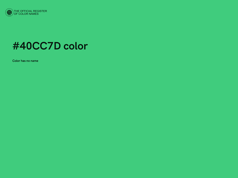 #40CC7D color image