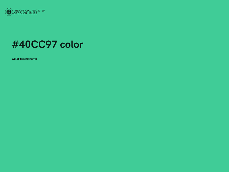 #40CC97 color image