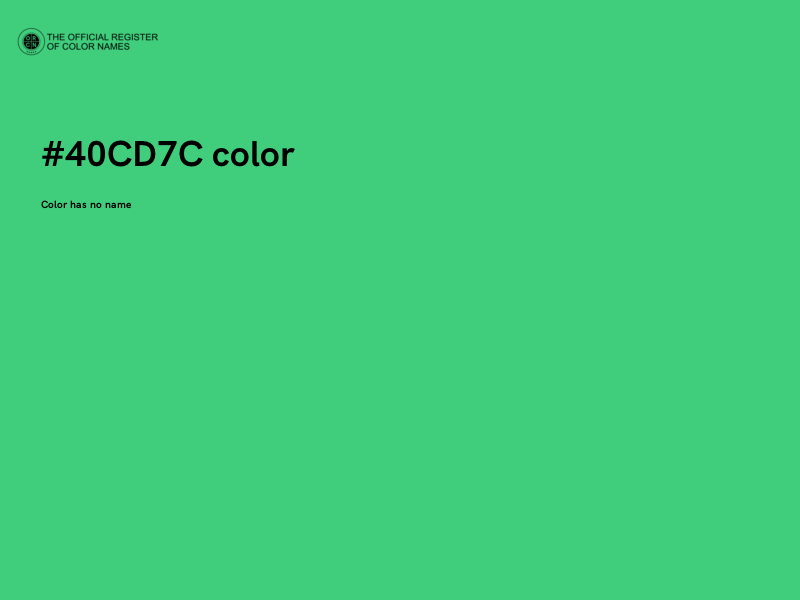 #40CD7C color image