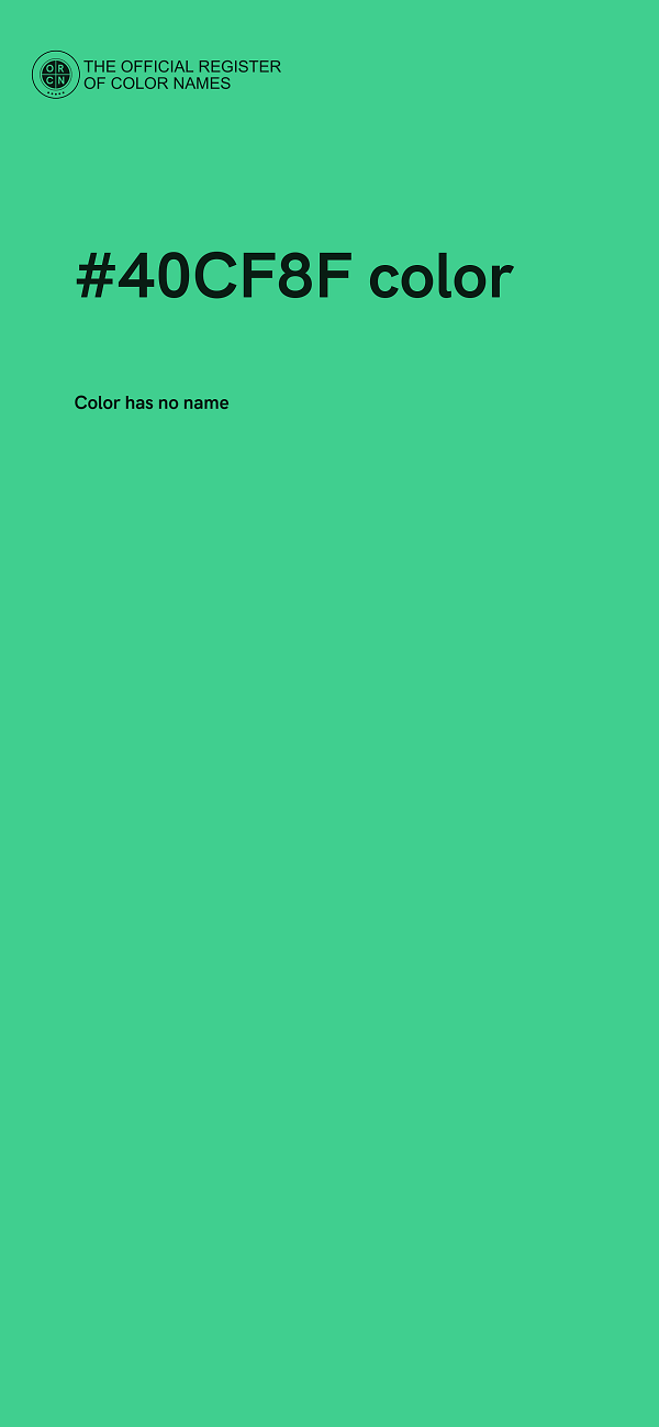 #40CF8F color image