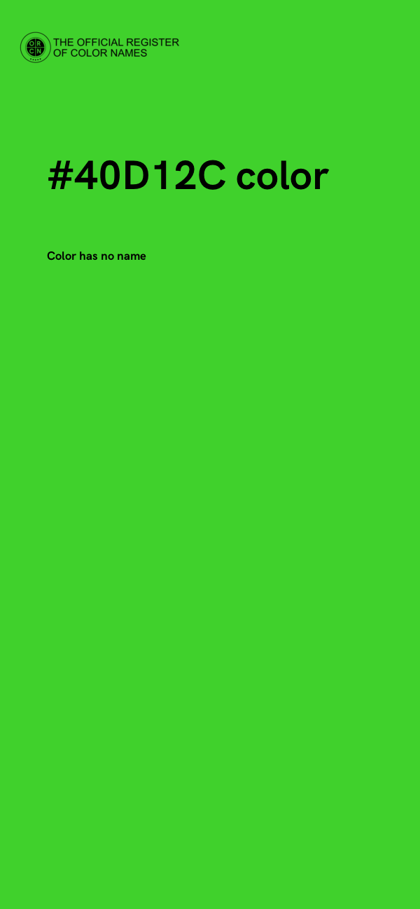 #40D12C color image