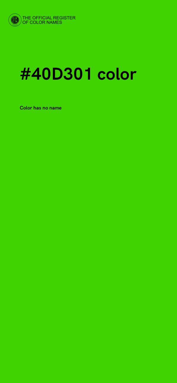 #40D301 color image