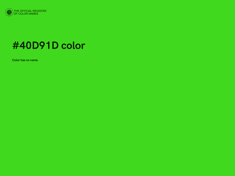 #40D91D color image