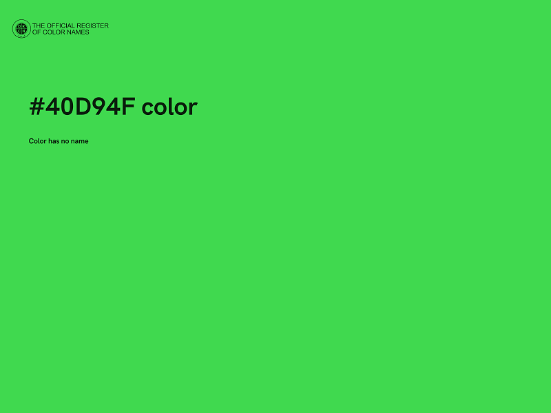 #40D94F color image