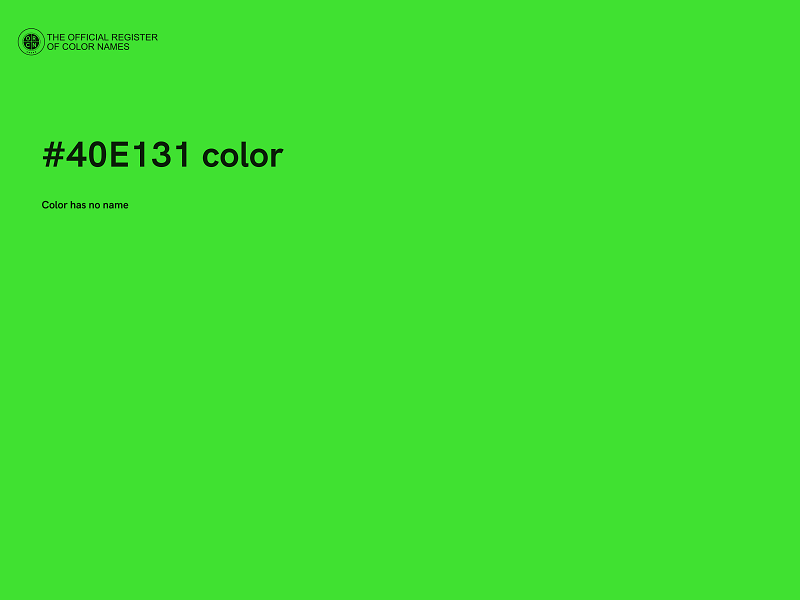 #40E131 color image