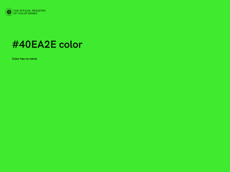 #40EA2E color image