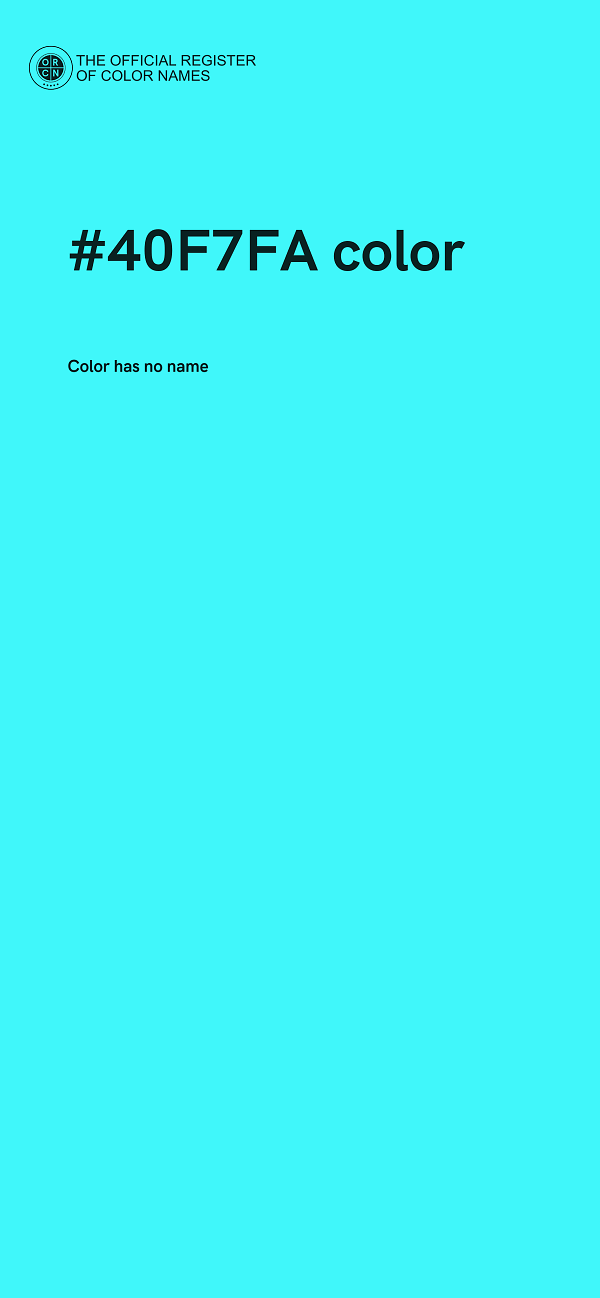 #40F7FA color image