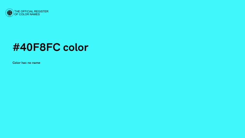 #40F8FC color image