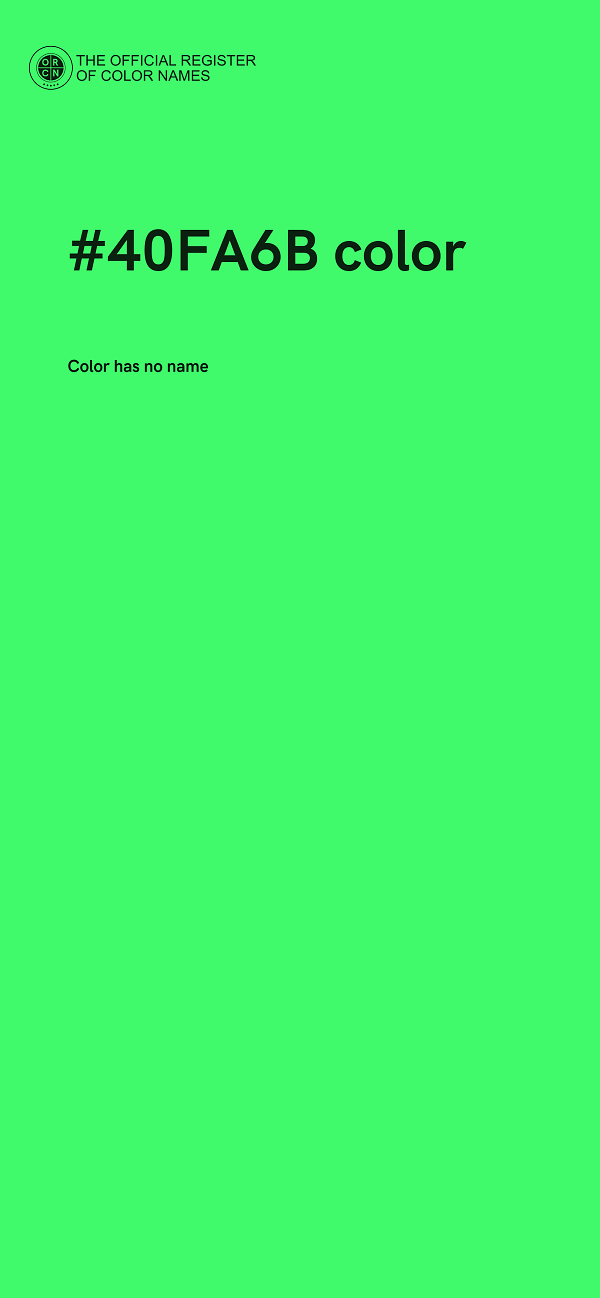 #40FA6B color image