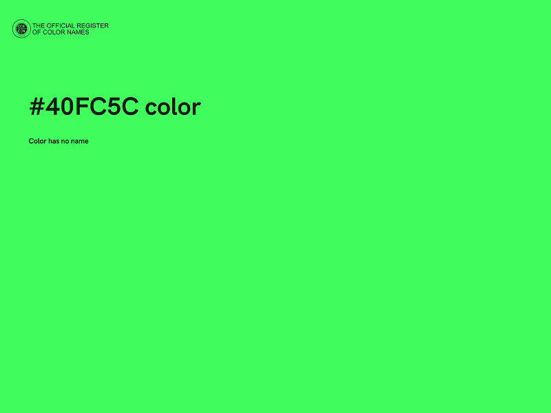 #40FC5C color image