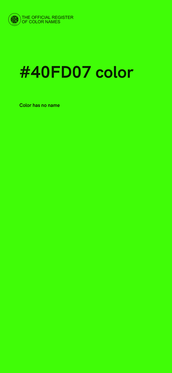 #40FD07 color image