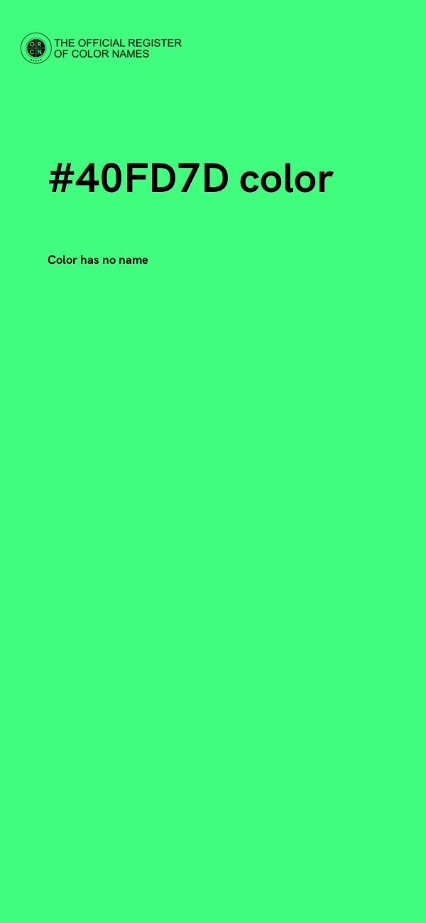 #40FD7D color image