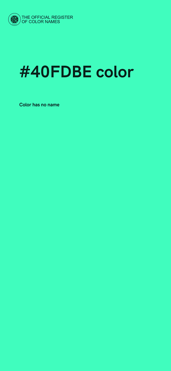 #40FDBE color image
