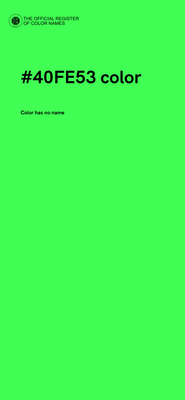 #40FE53 color image