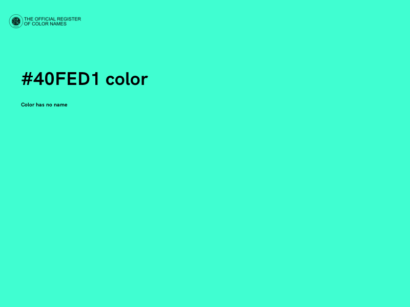 #40FED1 color image