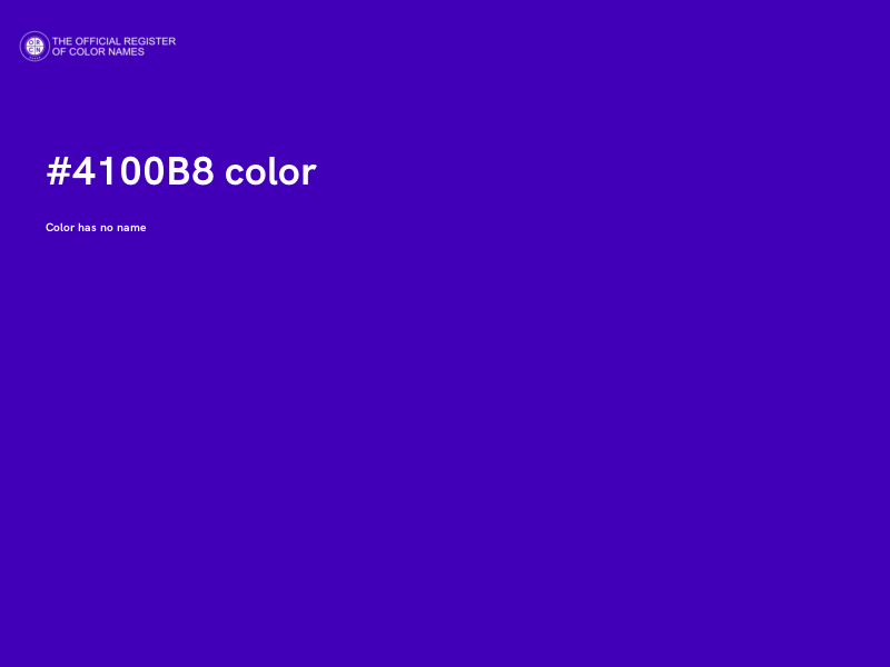 #4100B8 color image
