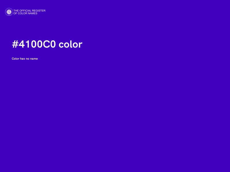 #4100C0 color image