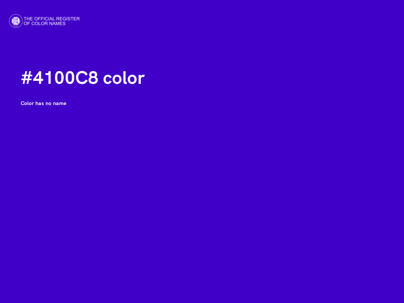 #4100C8 color image