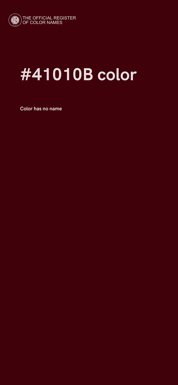 #41010B color image
