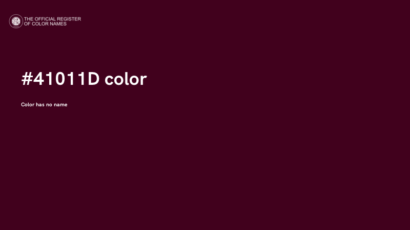 #41011D color image