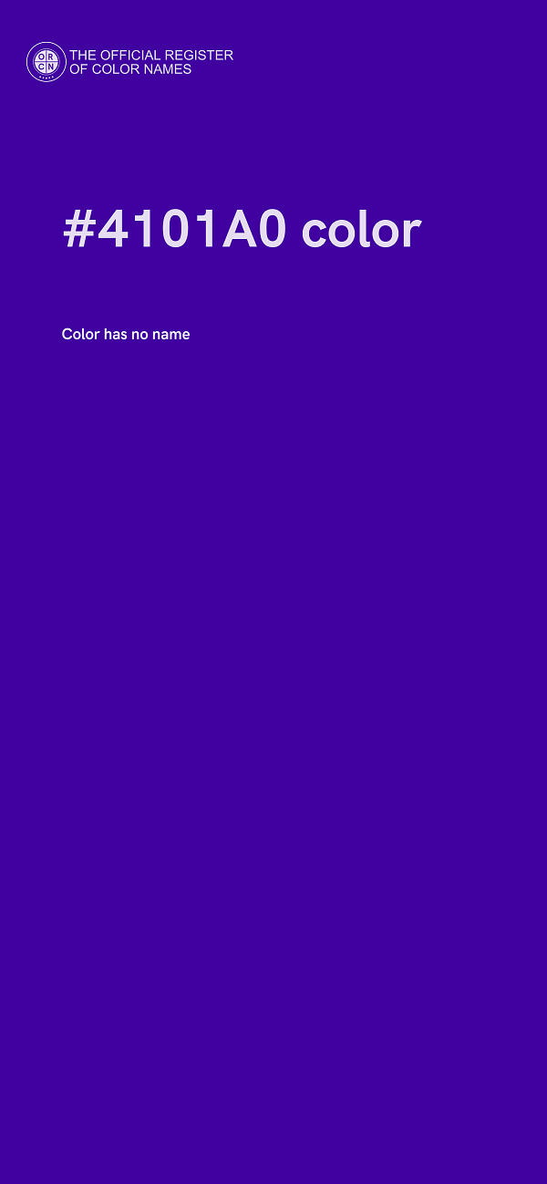 #4101A0 color image