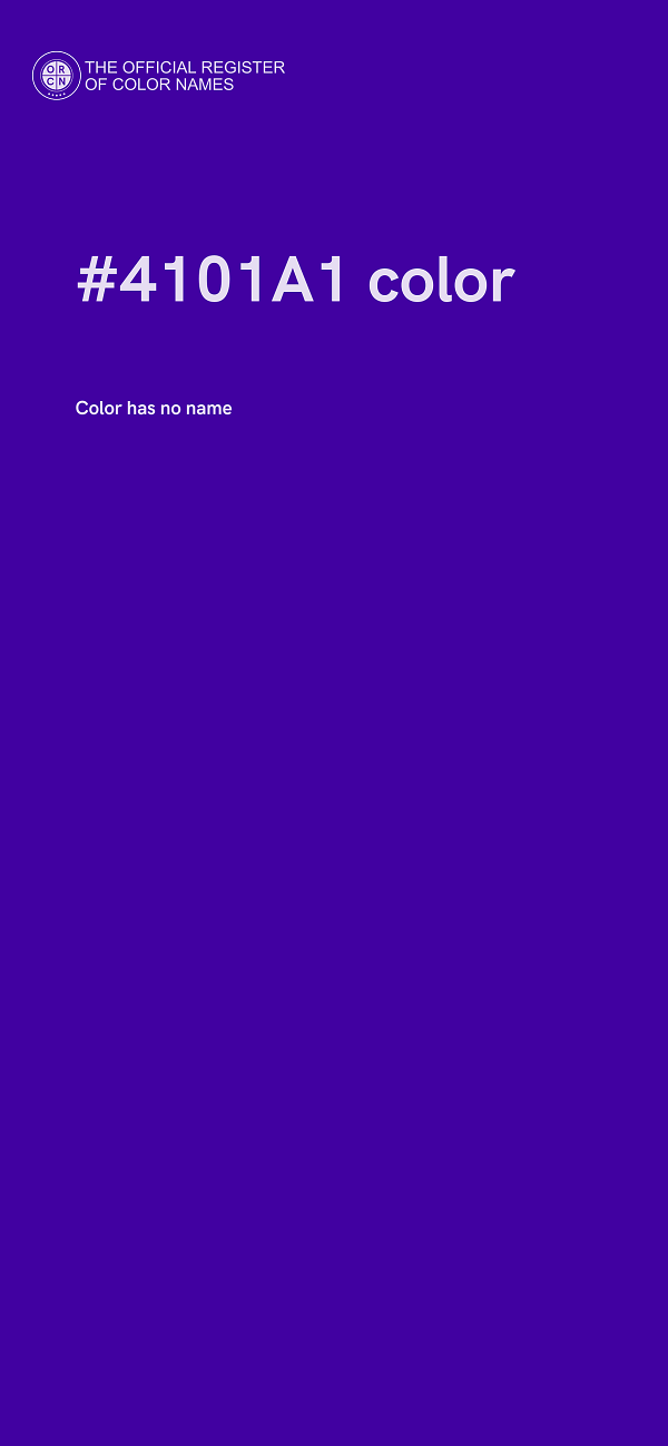 #4101A1 color image