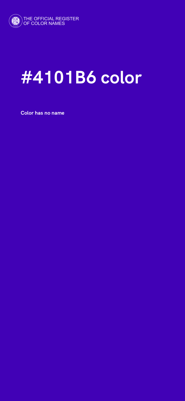 #4101B6 color image