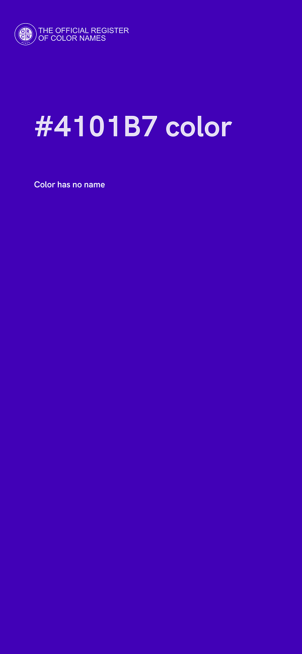 #4101B7 color image