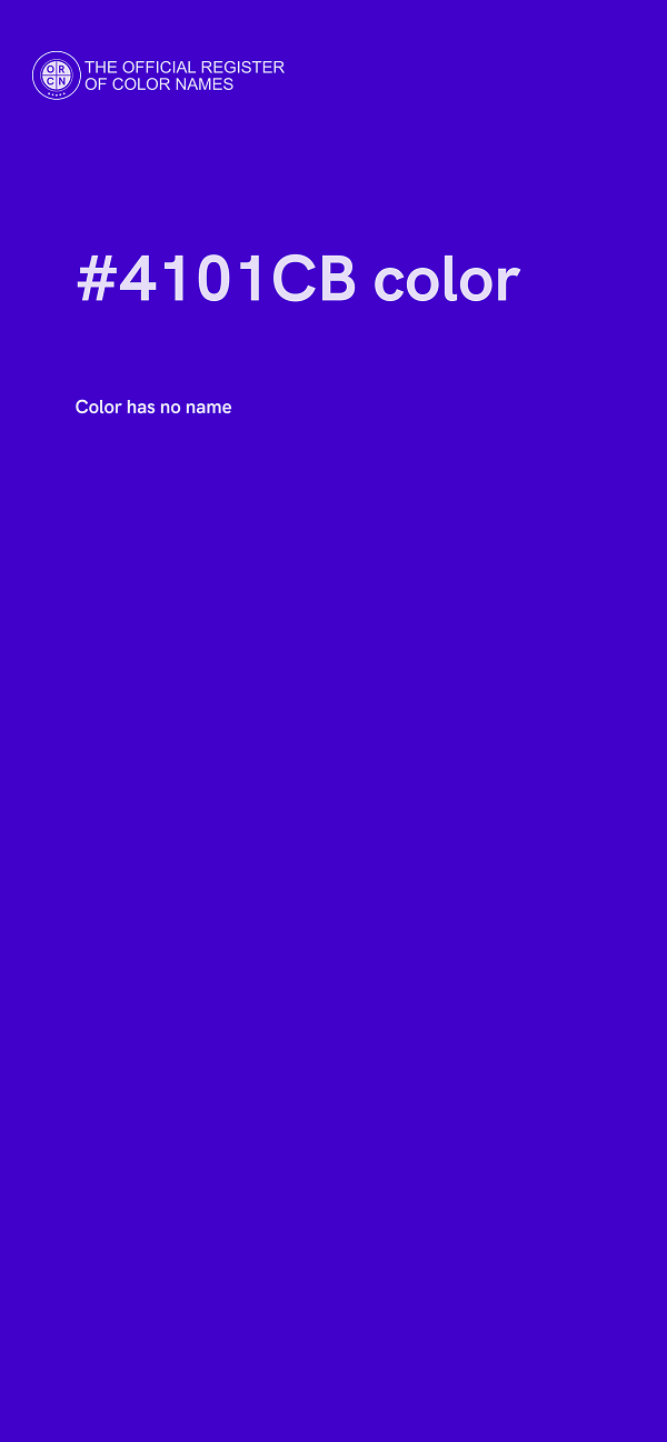 #4101CB color image