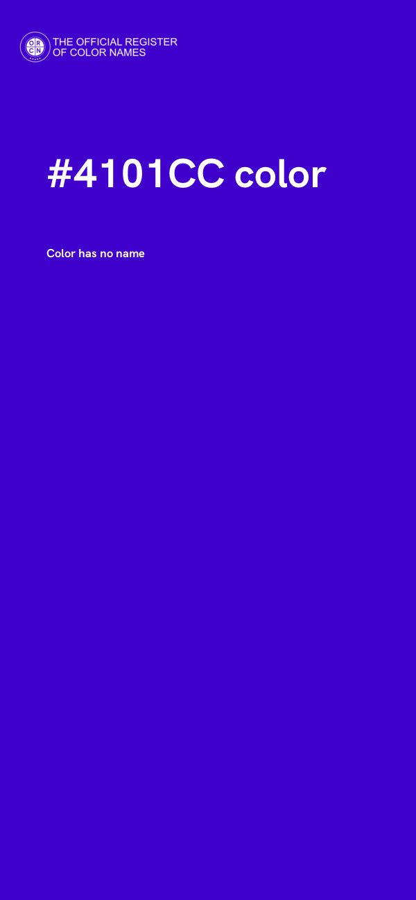 #4101CC color image