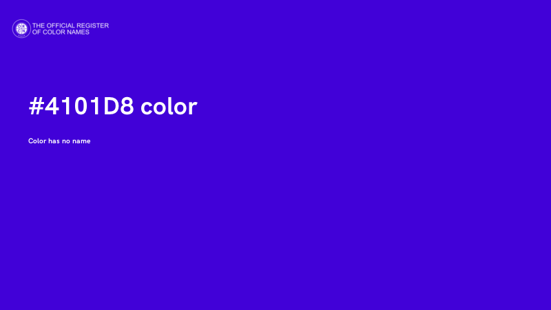 #4101D8 color image