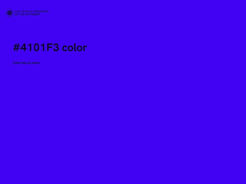 #4101F3 color image