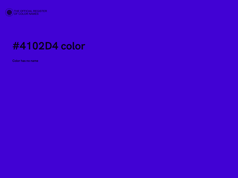 #4102D4 color image