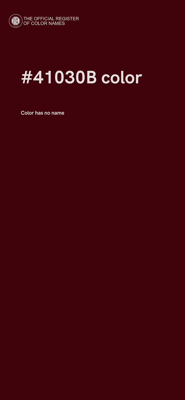 #41030B color image