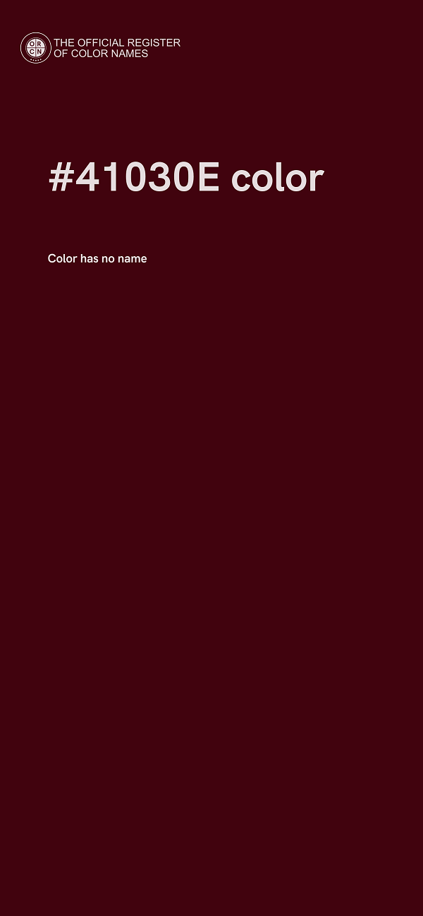 #41030E color image