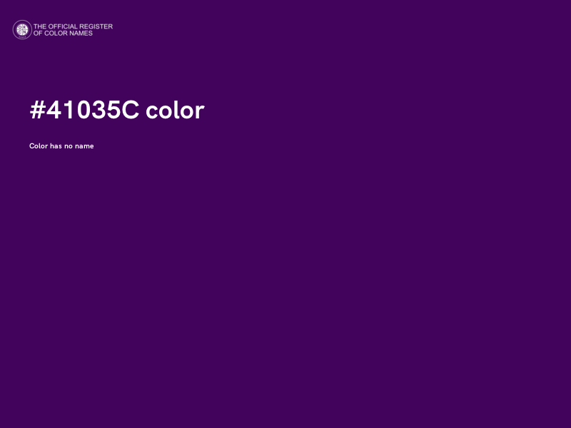#41035C color image