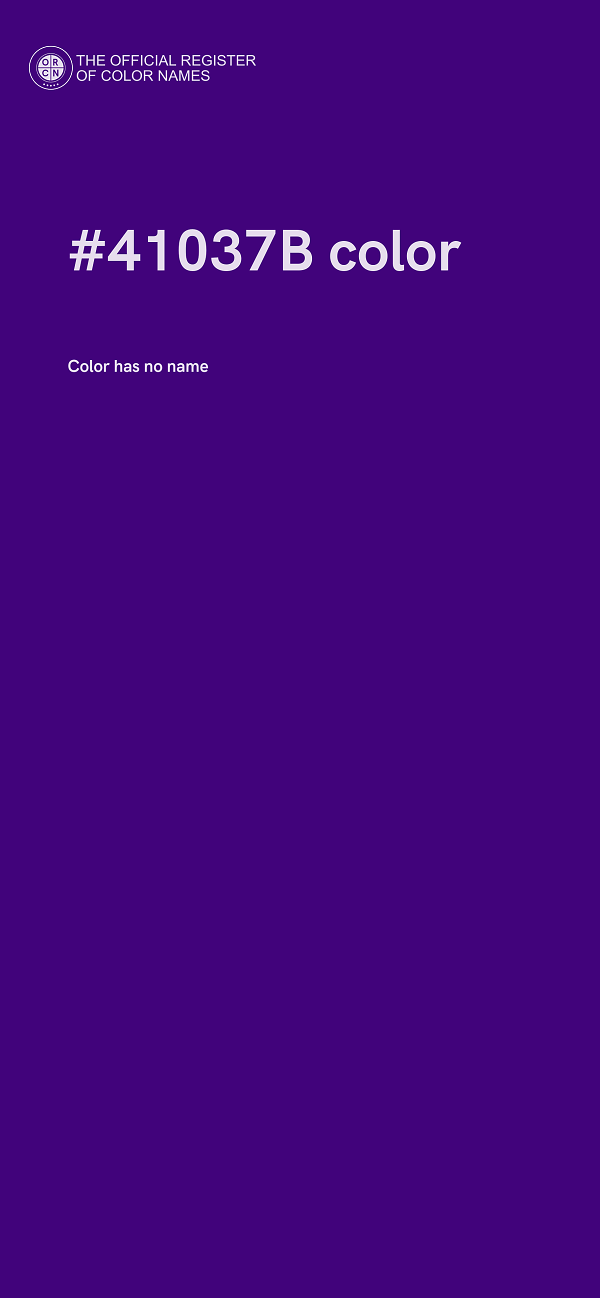 #41037B color image